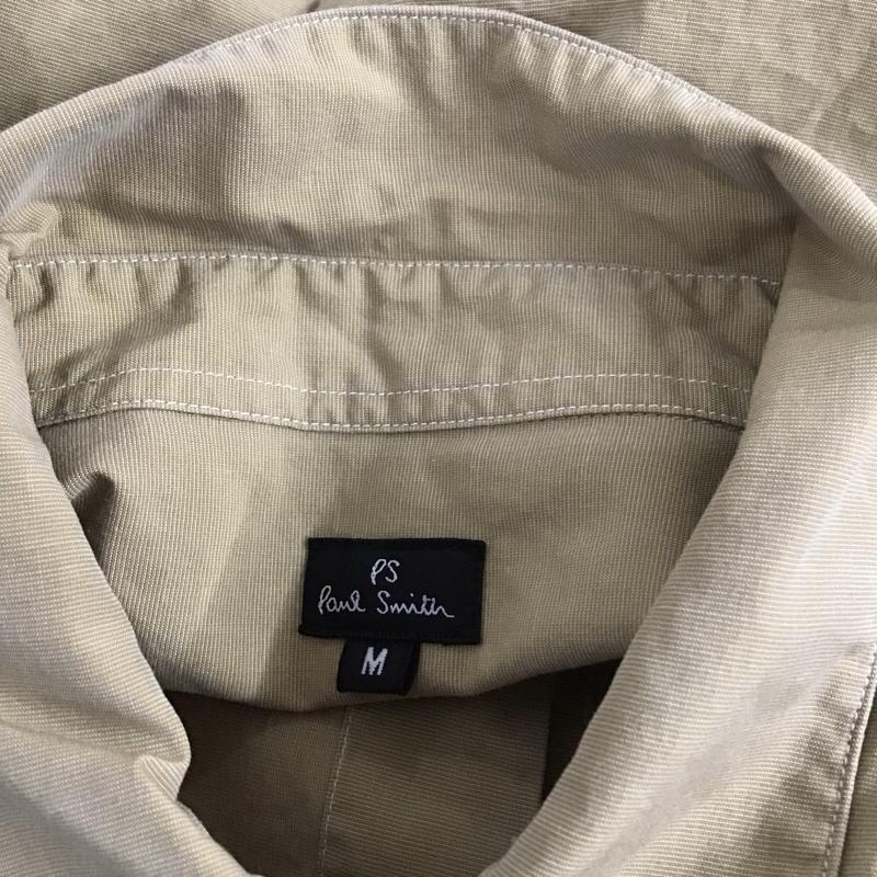 ポールスミス Paul Smith シャツ、ブラウス 長袖 長袖シャツ カラーシャツ カジュアルシャツ M 無地 ベージュ / ベージュ /  メンズ USED 古着 中古 10110439
