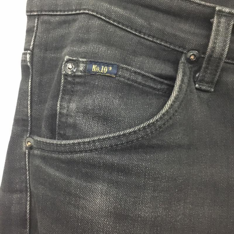 リー Lee パンツ デニム、ジーンズ LB0061 nano universe 日本製 M 無地 黒 / ブラック /  メンズ USED 古着 中古 10115684