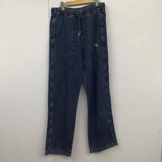 ディーゼル DIESEL パンツ ワークパンツ、ペインターパンツ ワークパンツ ワイドパンツ カジュアルパンツ デニムパンツ M ロゴ、文字 インディゴ / インディゴ /  メンズ USED 古着 中古 10132243