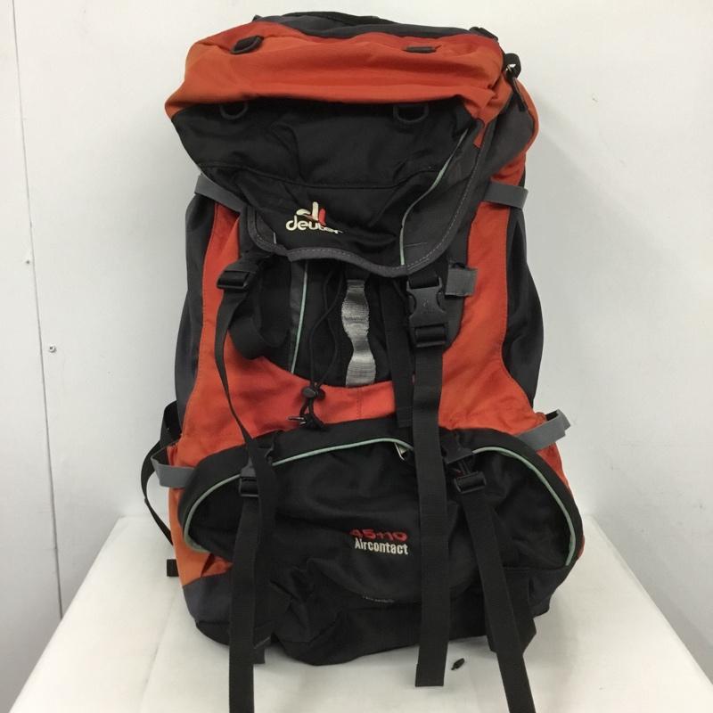 ドイター DEUTER リュックサック、デイパック リュックサック、デイバッグ Aircontact 45+10 バックパック 登山 ロゴ、文字 マルチカラー / マルチカラー /  メンズ USED 古着 中古 10145498