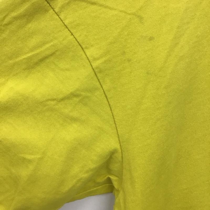 ギャップ GAP Tシャツ 半袖 M ロゴ、文字 X プリント 黄 / イエロー /  メンズ USED 古着 中古 10130156