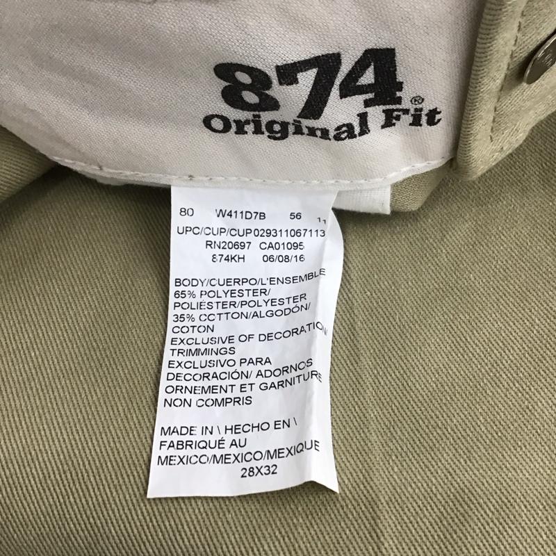 ディッキーズ Dickies パンツ ワークパンツ、ペインターパンツ ワークパンツ ワイドパンツ カジュアルパンツ 28インチ 無地 ベージュ / ベージュ /  メンズ USED 古着 中古 10109269