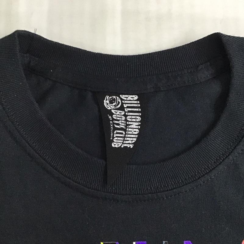 ビリオネア・ボーイズ・クラブ BILLIONAIRE BOYS CLUB Tシャツ 半袖 半袖カットソー プリントTシャツ クルーネックカットソー L プリント 黒 / ブラック /  メンズ USED 古着 中古 10123136