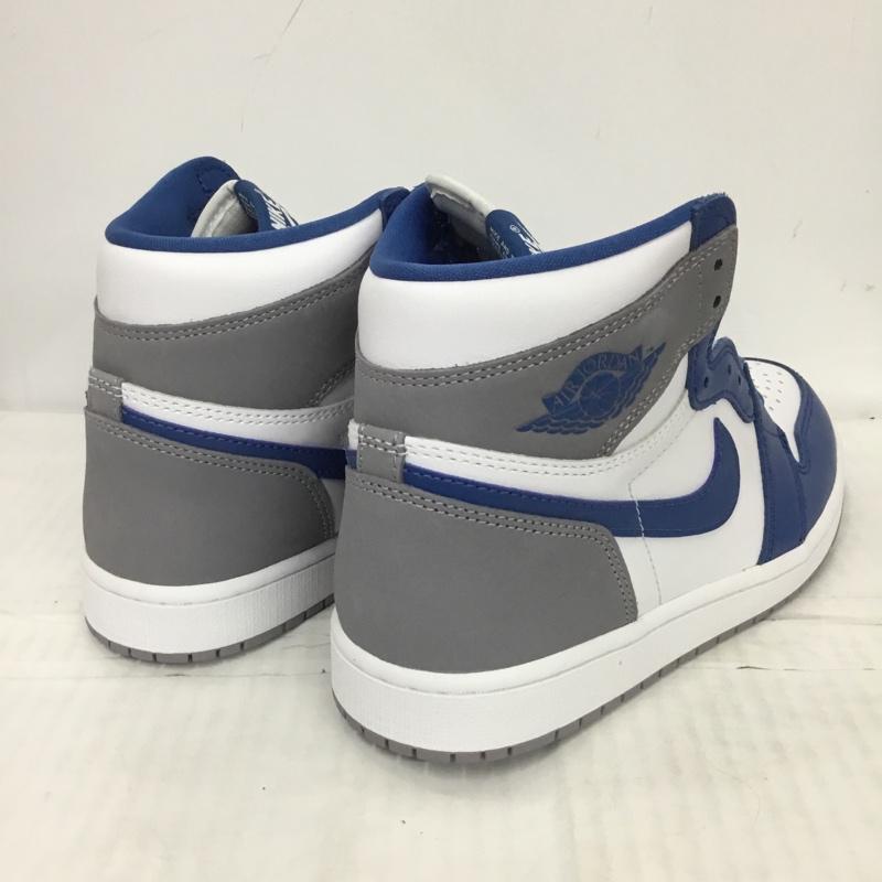 ナイキ NIKE スニーカー スニーカー DZ5485-410 AIR JORDAN 1 RETRO HIGH OG 27cm 箱有 27.0cm ロゴ、文字 白 / ホワイト / X 青 / ブルー / X 灰 / グレー /  メンズ USED 古着 中古 10123808