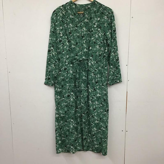 レプシィム LEPSIM ワンピース ロングスカート 長袖シャツロングワンピース ノーカラーシャツ 前あきワンピース M プリント マルチカラー / マルチカラー /  レディース USED 古着 中古 10134351