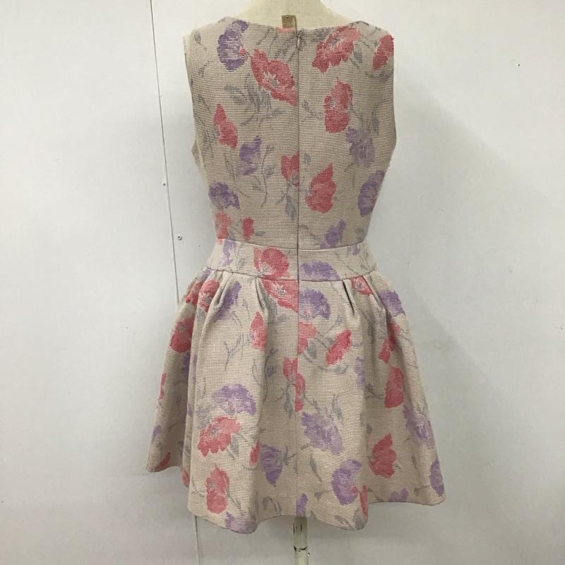 ダズリン dazzlin ワンピース ミニスカート 021650305001 フラワージャカードミニワンピース ノースリーブワンピース M プリント マルチカラー / マルチカラー /  レディース USED 古着 中古 10114942