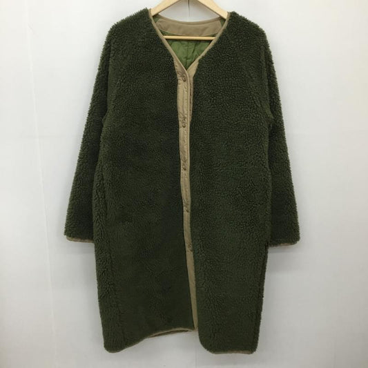 アルファインダストリー Alpha Industries コート コート一般 TA7055-021 リバーシブルジャケット　ボアコート S 無地 カーキ / カーキ /  レディース USED 古着 中古 10141344