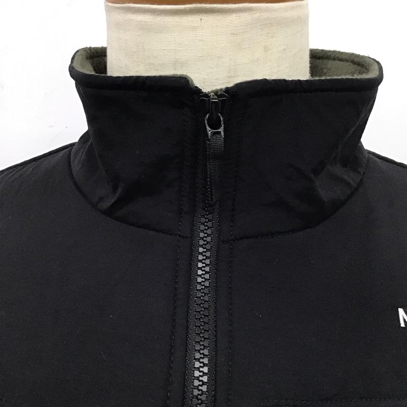 ザノースフェイス THE NORTH FACE ジャケット、上着 ジャンパー、ブルゾン na72051 デナリジャケット フリース ノーステックジップアップ アウトドア M ロゴ、文字 黒 / ブラック / X カーキ / カーキ /  メンズ USED 古着 中古 10116532