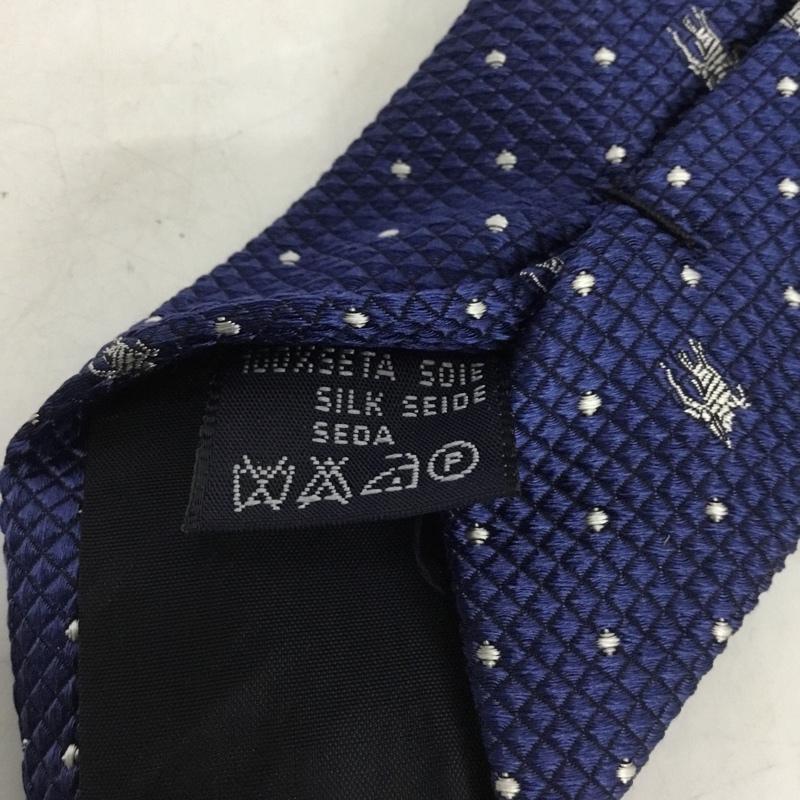 バーバリーロンドン Burberry London ネクタイ ネクタイ シルク 総柄 紺 / ネイビー /  メンズ USED 古着 中古 10150229
