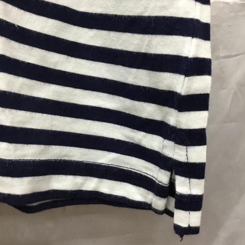 ギャップ GAP Tシャツ 半袖 クルーネック L ボーダー柄 白 / ホワイト / X 紺 / ネイビー /  メンズ USED 古着 中古 10117792