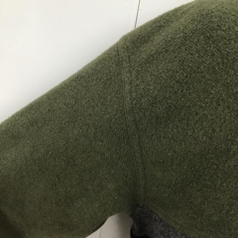 ザ ノースフェイス パープルレーベル THE NORTH FACE PURPLE LABEL ニット、セーター 長袖 NT6951N クルーネックセーター 長袖プルオーバー カットソー L ロゴ、文字 黒 / ブラック / X 灰 / グレー / X カーキ / カーキ /  メンズ USED 古着 中古 10107121