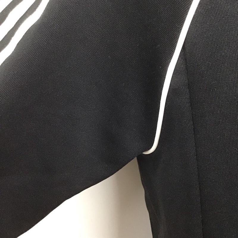 アディダス adidas ジャケット、上着 ジャンパー、ブルゾン CW1256 3ストライプ トラックトップ トラックジャケット M 無地 黒 / ブラック /  メンズ USED 古着 中古 10106269