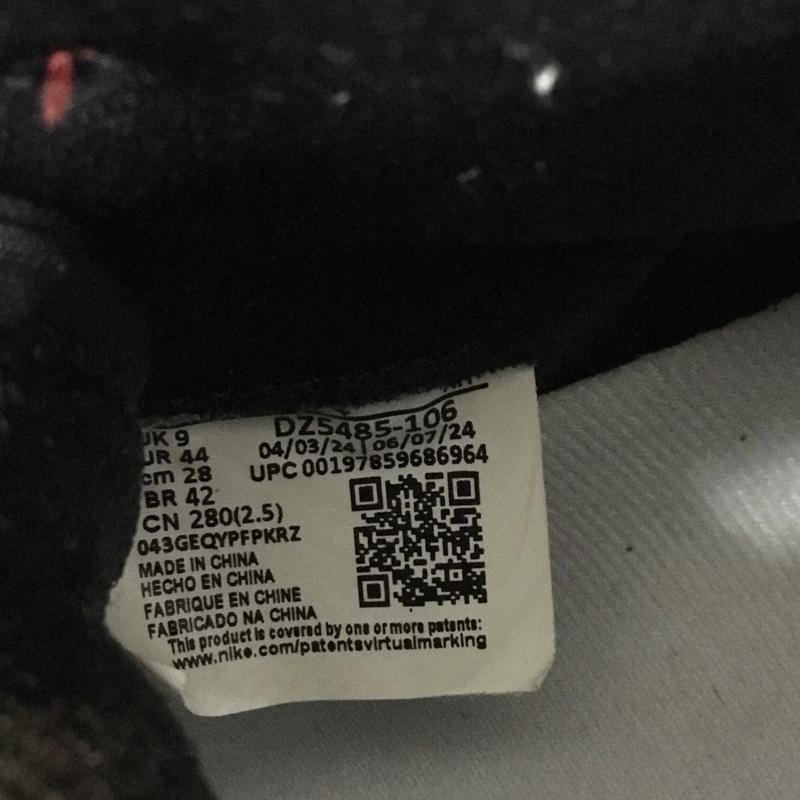 ナイキ NIKE スニーカー スニーカー DZ5485-106 AIR JORDAN 1 RETRO HIGH OG 28cm 箱有 28.0cm ロゴ、文字 黒 / ブラック / X 白 / ホワイト / X 赤 / レッド /  メンズ USED 古着 中古 10142826