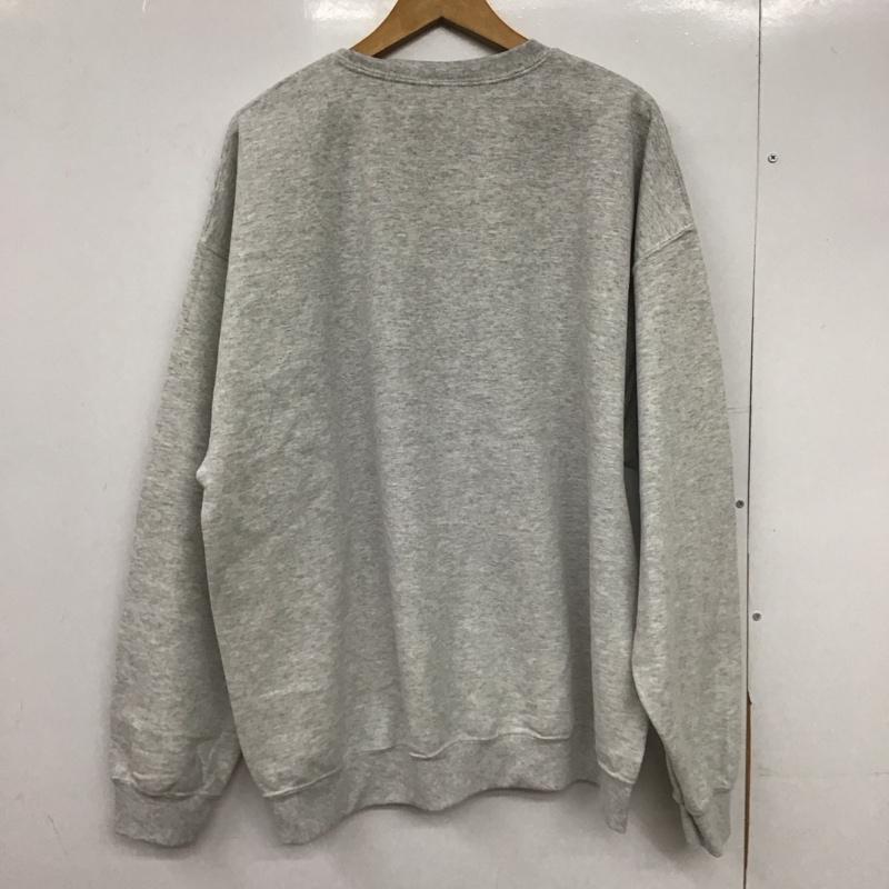 カオス フィッシング クラブ Chaos Fishing Club トレーナー 長袖 長袖トレーナー スウェット クルーネック プルオーバー XL プリント 灰 / グレー /  メンズ USED 古着 中古 10149185