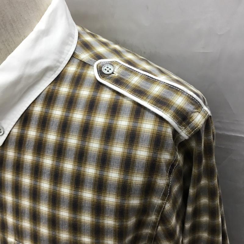 ポロジーンズカンパニー POLO JEANS COMPANY シャツ、ブラウス 長袖 長袖シャツ カラーシャツ ポケットシャツ 長袖カットソー チェックシャツ L チェック マルチカラー / マルチカラー /  メンズ USED 古着 中古 10109470