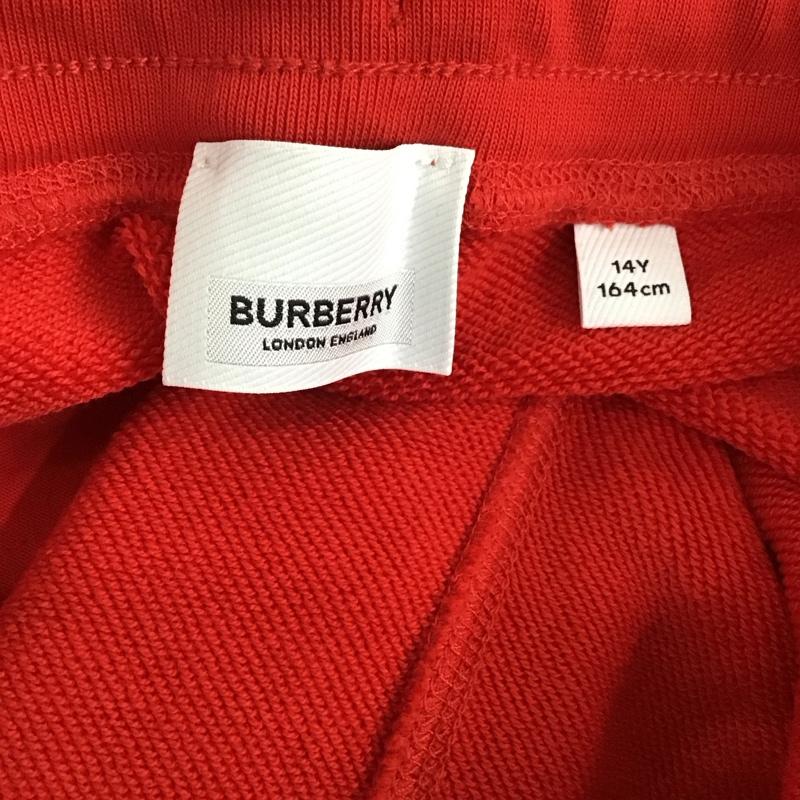 バーバリーロンドン Burberry London パンツ ショートパンツ ショートパンツ ハーフパンツ カジュアルパンツ スウェットパンツ ロゴ、文字 赤 / レッド /  ボーイズ USED 古着 中古 10120390