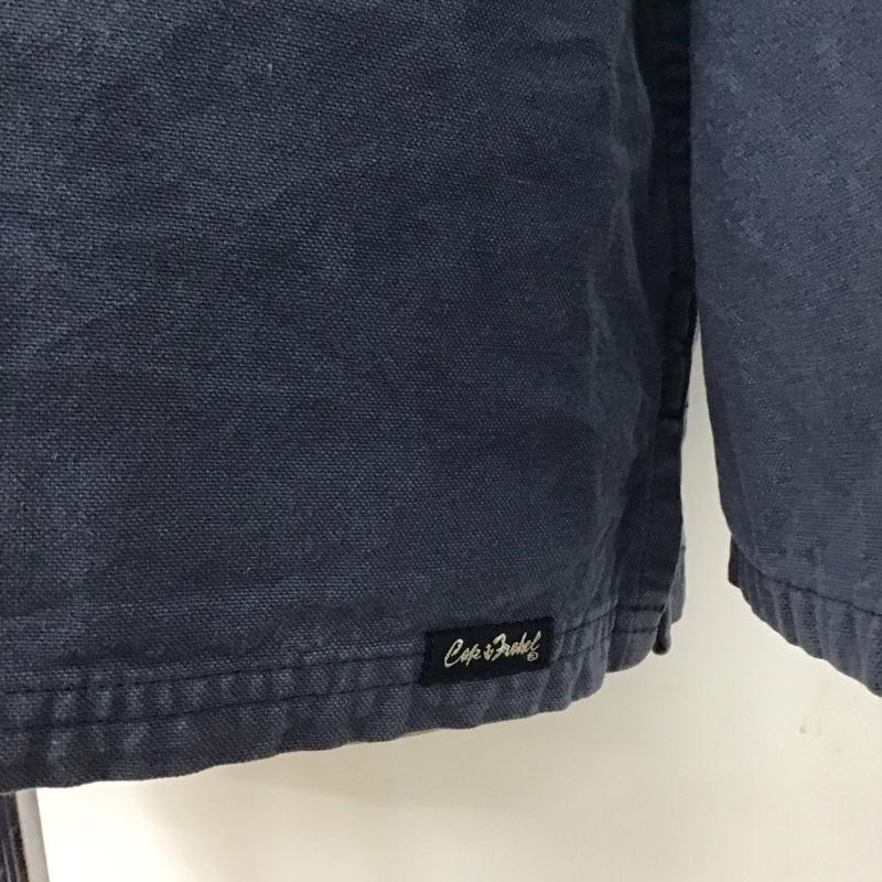 古着 USED シャツ、ブラウス 長袖 Cap Frehel フィッシャーマン スモック ユーロ古着 54 無地 紺 / ネイビー /  メンズ USED 古着 中古 10109753
