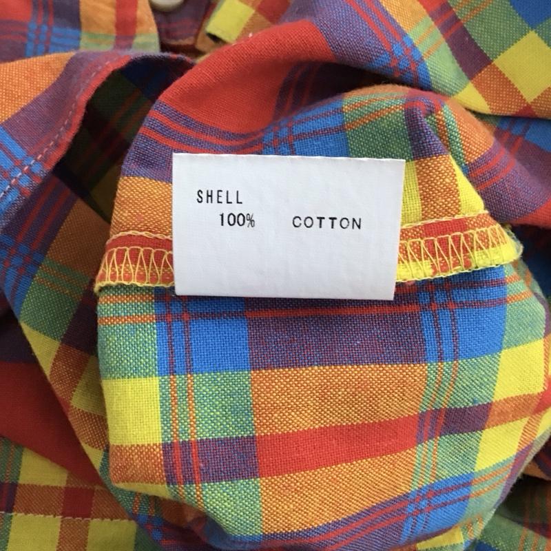 アンドサンズ ANDSUNS シャツ、ブラウス 半袖 L チェック マルチカラー / マルチカラー /  メンズ USED 古着 中古 10132022