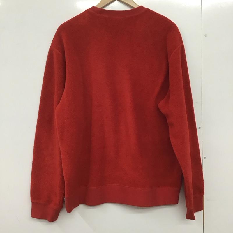 シュプリーム Supreme トレーナー 長袖 18-19aw ボックスロゴポーラテックフリース 長袖スウェット L ロゴ、文字 赤 / レッド /  メンズ USED 古着 中古 10145848