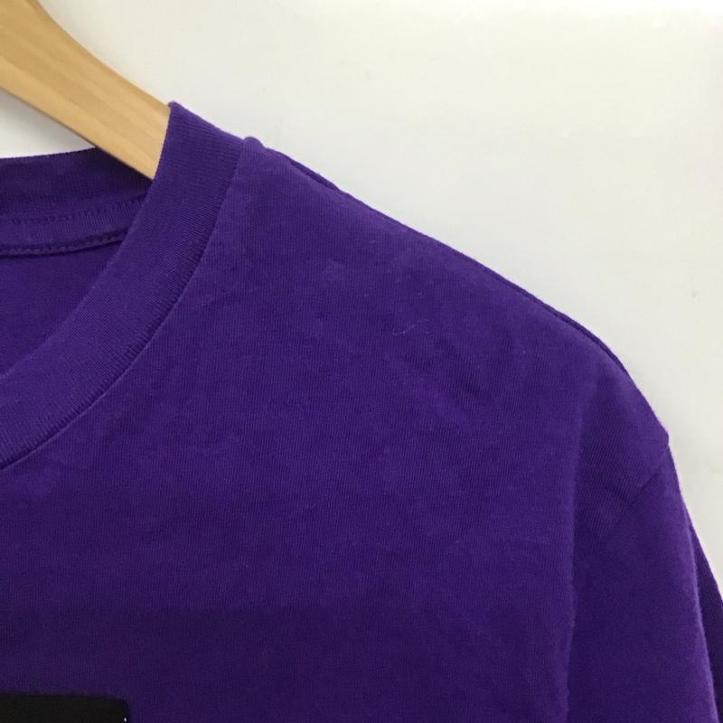 ディーゼル DIESEL Tシャツ 半袖 半袖カットソー プリントTシャツ クルーネックカットソー S ロゴ、文字 紫 / パープル /  メンズ USED 古着 中古 10146455