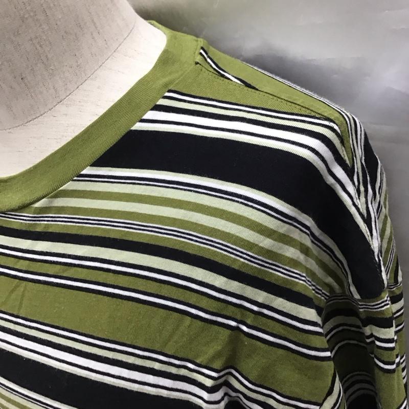 カーハート Carhartt Tシャツ 半袖 I031603 LAFFERTY T-SHIRT マルチボーダー クルーネック L ボーダー柄 マルチカラー / マルチカラー /  メンズ USED 古着 中古 10122614