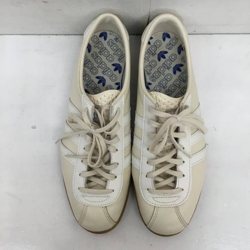 アディダス adidas スニーカー スニーカー IG6207 ロンドン 28.5cm ロゴ、文字 白 / ホワイト / X ベージュ / ベージュ /  メンズ USED 古着 中古 10129988