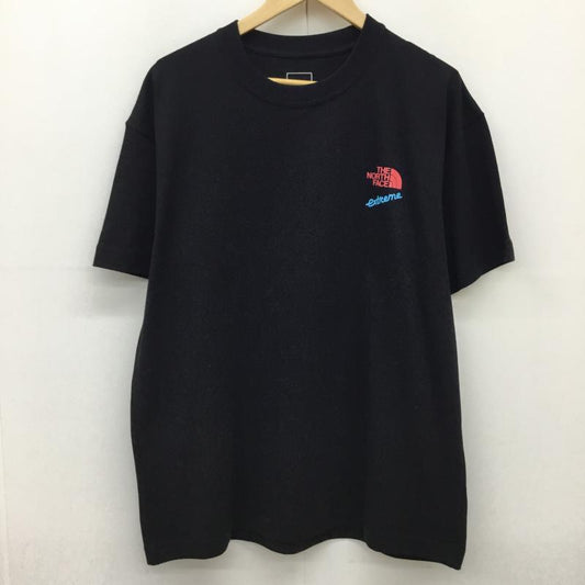 ザノースフェイス THE NORTH FACE Tシャツ 半袖 NT32033 XL ロゴ、文字 黒 / ブラック /  メンズ USED 古着 中古 10151164