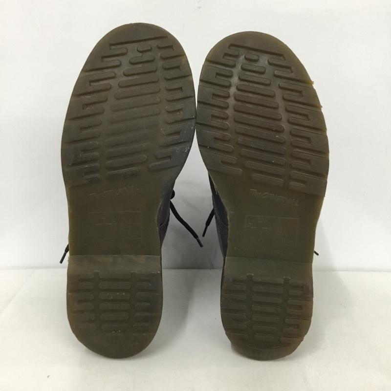 ドクターマーチン Dr.Martens ブーツ ショートブーツ 8ホール UK6 イングランド製 ロゴ、文字 灰 / グレー /  メンズ USED 古着 中古 10145777
