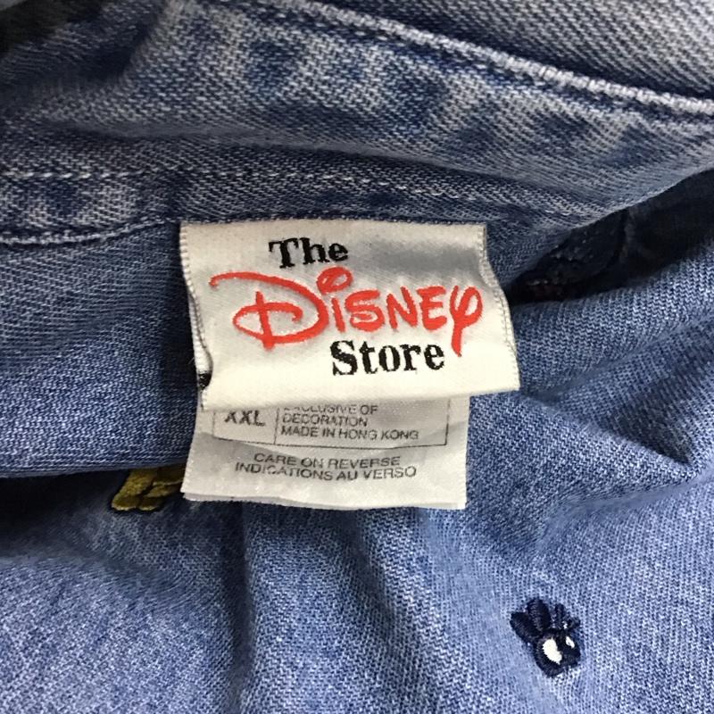 古着 USED シャツ、ブラウス 長袖 長袖シャツ カラーシャツ 刺繍シャツ 長袖カットソー XXL 刺繍 インディゴ / インディゴ /  メンズ USED 古着 中古 10124602