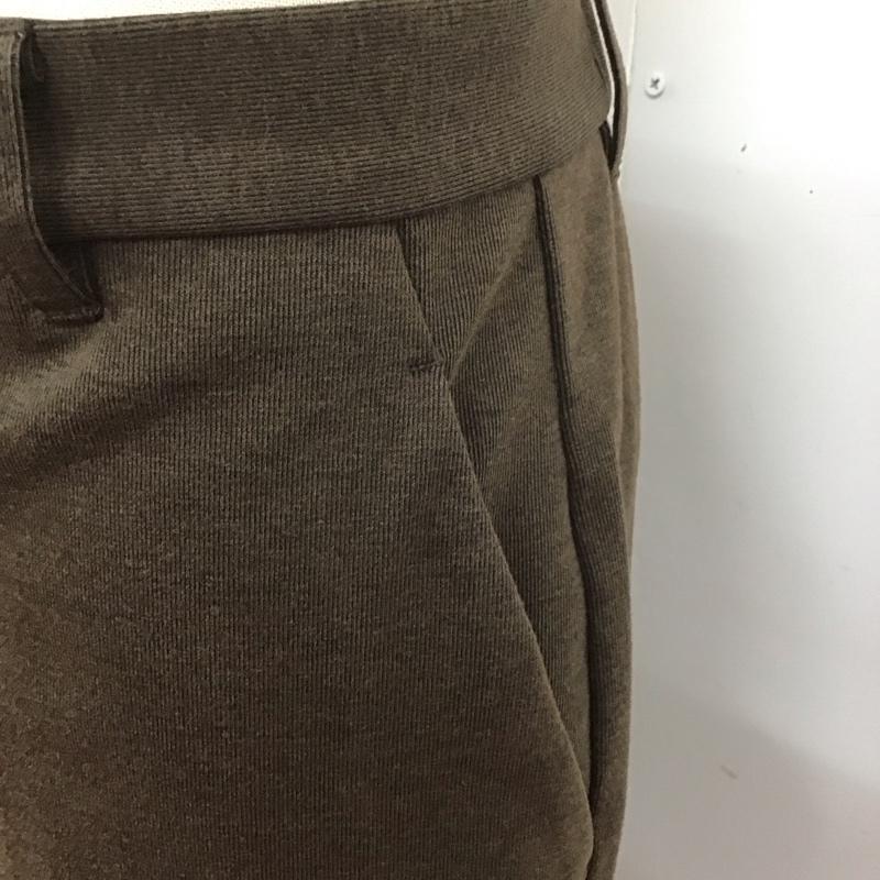 アデイインザライフ ユナイテッドアローズ A day in the life UNITED ARROWS パンツ スラックス 6414-699-0182 ジャージー イージーテーパードパンツ 無地 茶 / ブラウン /  レディース USED 古着 中古 10112996