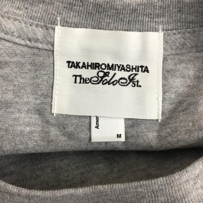 タカヒロ ミヤシタ ザ ソロイスト TAKAHIRO MIYASHITA The SoloIst. Tシャツ 半袖 日本ハムファイターズ M プリント X ロゴ、文字 灰 / グレー /  メンズ USED 古着 中古 10111984