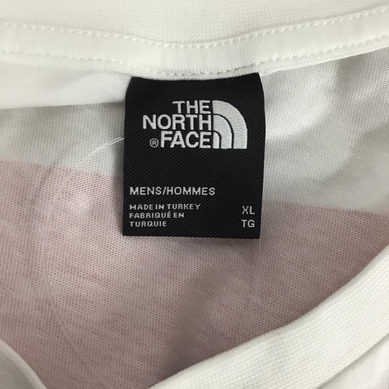 ザノースフェイス THE NORTH FACE Tシャツ 半袖 NF0A87NPFN4 XL ロゴ、文字 X プリント 白 / ホワイト / X 赤 / レッド /  メンズ USED 古着 中古 10132543