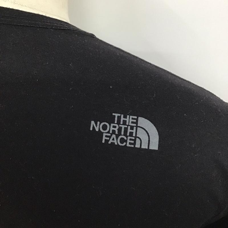 ザノースフェイス THE NORTH FACE Tシャツ 半袖 nt81879 半袖カットソー プリントTシャツ M ロゴ、文字 黒 / ブラック /  メンズ USED 古着 中古 10123762