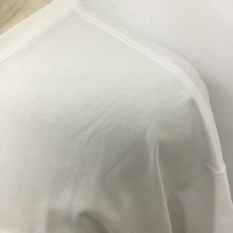 フリークスストア FREAK S STORE Tシャツ 半袖 半袖カットソー プリントTシャツ クルーネックカットソー L 無地 白 / ホワイト /  メンズ USED 古着 中古 10120837