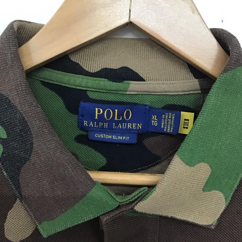 ポロラルフローレン POLO RALPH LAUREN ポロシャツ 半袖 半袖ポロシャツ カラーシャツ 半袖カットソー XL カモフラージュ柄・迷彩 マルチカラー / マルチカラー /  メンズ USED 古着 中古 10134027