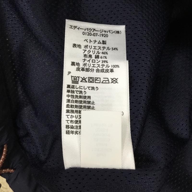 エディーバウアー Eddie Bauer ジャケット、上着 ジャケット、ブレザー ボア フリース M ロゴ、文字 ベージュ / ベージュ / X 紺 / ネイビー /  メンズ USED 古着 中古 10111360