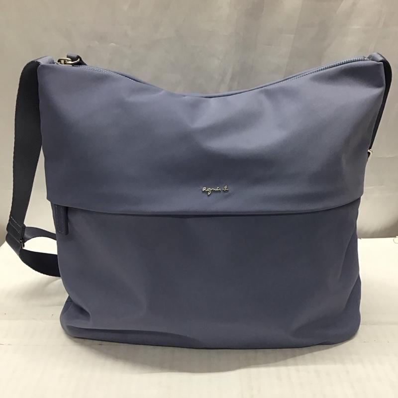 アニエス・ベー agnes b. ショルダーバッグ ショルダーバッグ NS24-04 ロゴ、文字 紫 / パープル /  レディース USED 古着 中古 10115840
