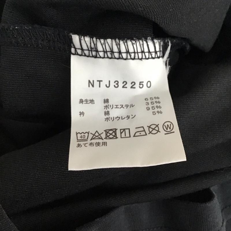 ザノースフェイス THE NORTH FACE Tシャツ 長袖 ロングスリーブ スモールスクエアロゴティー キッズ 150cm 150cm プリント 黒 / ブラック /  ボーイズ USED 古着 中古 10118096