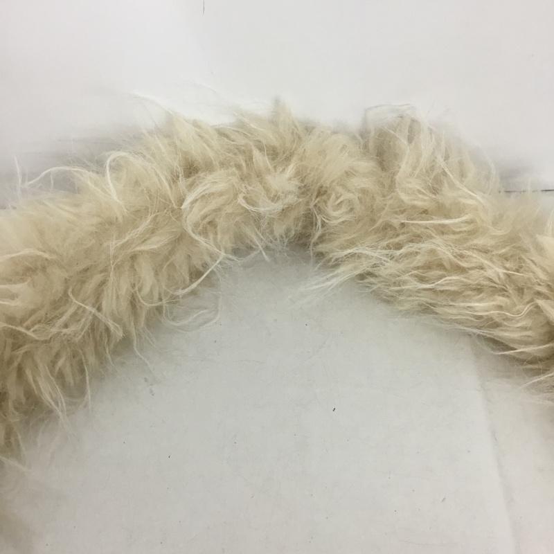 カスタネ Kastane ショルダーバッグ ショルダーバッグ ロングファーバッグ フェイクファー 無地 アイボリー / アイボリー /  レディース USED 古着 中古 10142841