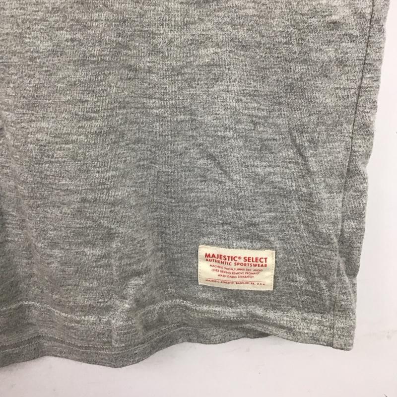 マジェスティック MAJESTIC Tシャツ 半袖 M プリント X ロゴ、文字 灰 / グレー /  メンズ USED 古着 中古 10134810
