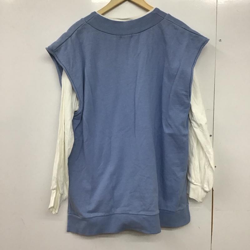 フリークスストア FREAK S STORE トップス トップス ２点セット FREE 無地 白 / ホワイト / X 水色 / ライトブルー /  レディース USED 古着 中古 10146769