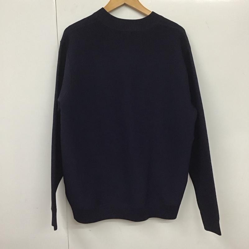 グリーンレーベルリラクシング green label relaxing ジャケット、上着 ジャケット、ブレザー ジップアップジャケット アウター ノーカラージャケット M 無地 紺 / ネイビー /  メンズ USED 古着 中古 10132011