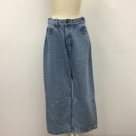 フリークスストア FREAK S STORE パンツ デニム、ジーンズ デニムパンツ ストレートパンツ ワイドパンツ カジュアルパンツ M 無地 インディゴ / インディゴ /  レディース USED 古着 中古 10114448
