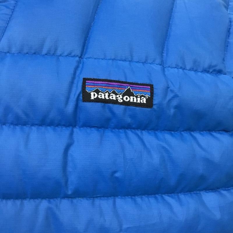 パタゴニア patagonia ベスト ベスト 84621FA12 ダウン L ロゴ、文字 青 / ブルー /  メンズ USED 古着 中古 10119744