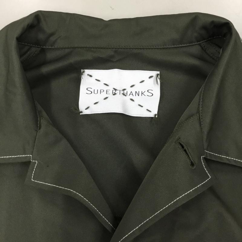 スーパーサンクス SUPERTHANKS ジャケット、上着 ジャケット、ブレザー ST183 JK902 L 無地 カーキ / カーキ /  メンズ USED 古着 中古 10112908