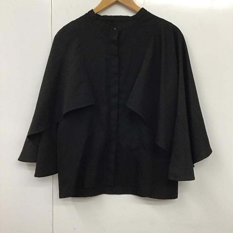 アビトーキョー ABITOKYO シャツ、ブラウス 七分袖 M 無地 茶 / ブラウン /  レディース USED 古着 中古 10131031