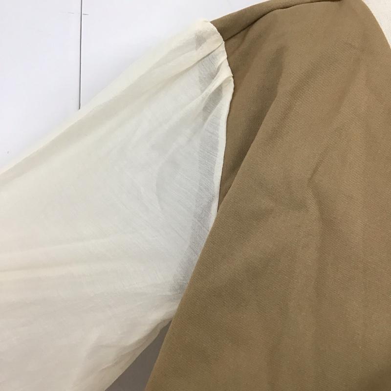 エミプラス emi+ ワンピース ミニスカート M 無地 ベージュ / ベージュ / X アイボリー / アイボリー /  レディース USED 古着 中古 10116508