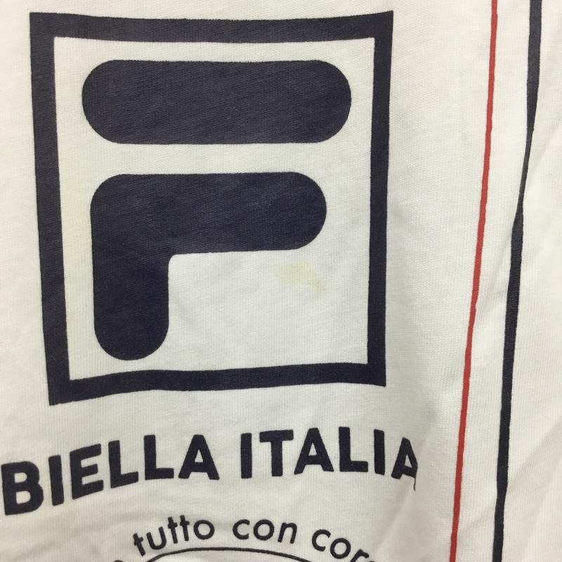 フィラ FILA Tシャツ 半袖 FH7494 クルーネック タグ付き M ロゴ、文字 白 / ホワイト /  メンズ USED 古着 中古 10133044