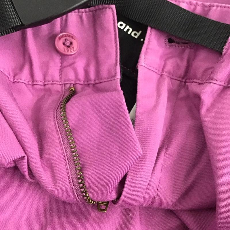 ニコアンド niko and... パンツ ワークパンツ、ペインターパンツ ディッキーズ L 無地 紫 / パープル /  レディース USED 古着 中古 10142786