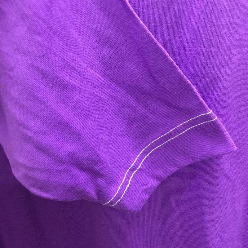 古着 USED ワンピース ロングスカート 6001878 配色ステッチオーバーサイズ長袖Tシャツワンピース L 無地 紫 / パープル /  レディース USED 古着 中古 10110791